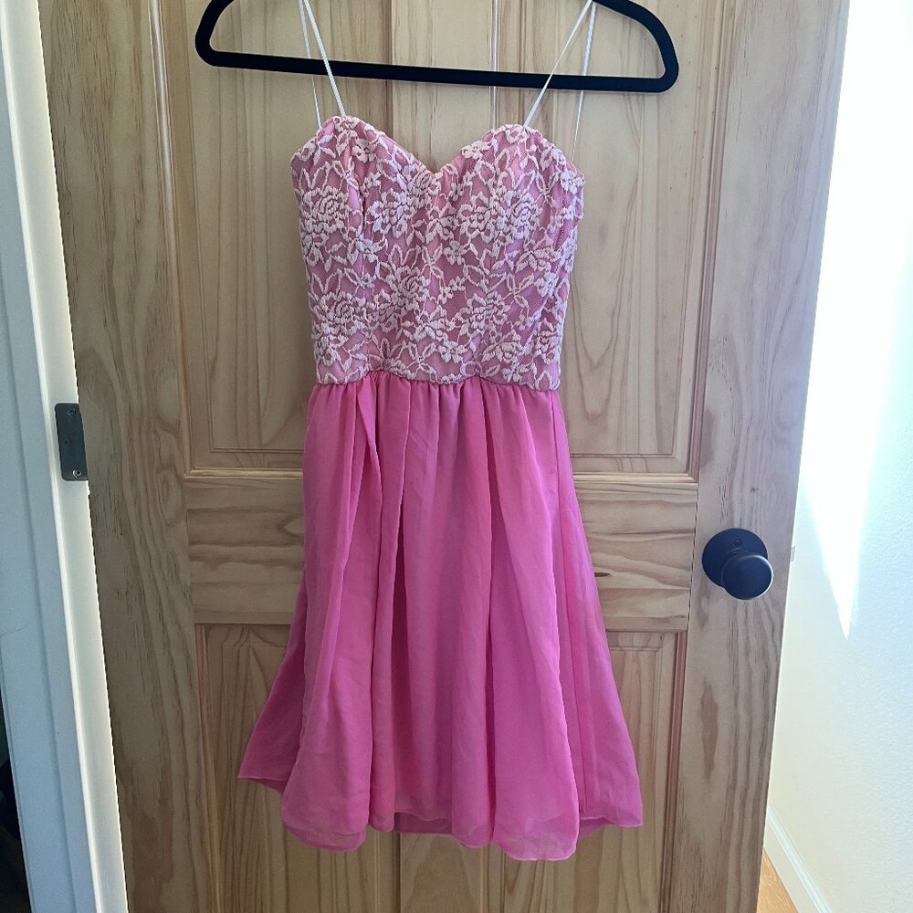 Daisy Shoppe Pink Mini Dress